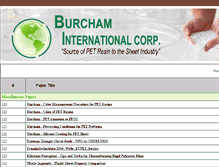 Tablet Screenshot of burchamintl.com